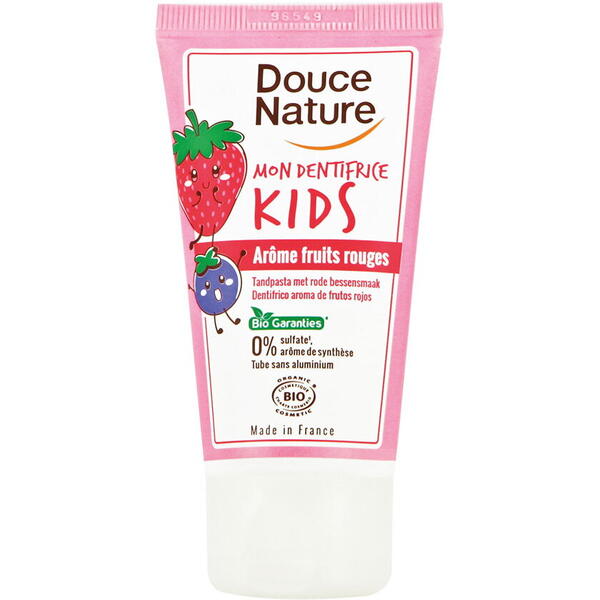 Pasta de dinti cu fructe rosii pentru copii 50ml - Douce Nature