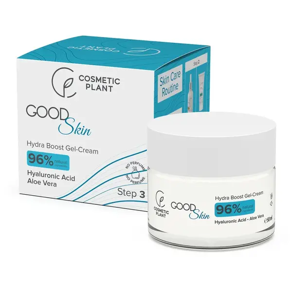 Cosmetic Plant GOOD Skin – Hydra Boost Gel-Cream cu Acid Hialuronic, Minerale și Aloe Vera 50ml