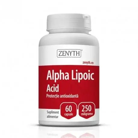 ZENYTH PHARMACEUTICALS Acid Alpha Lipoic, Zenyth, 60 cps