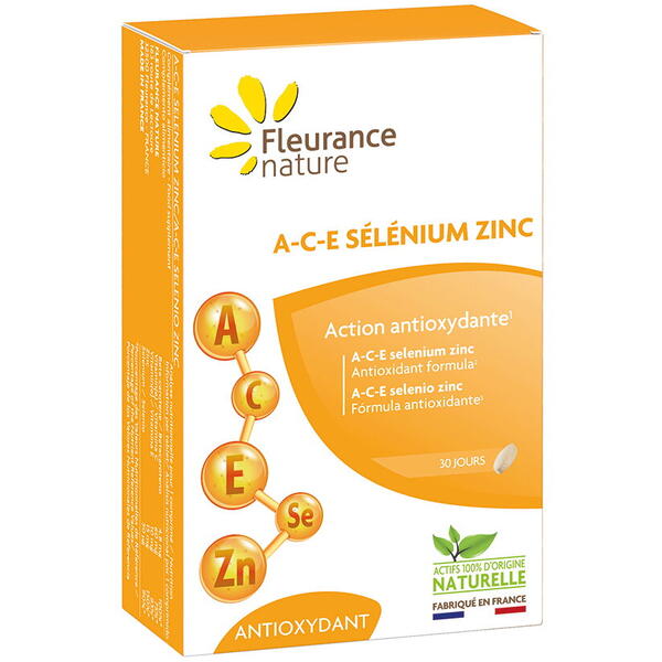 A-C-E SELENIUM ZINC Supliment alimentar x 30cp Fleurance nature