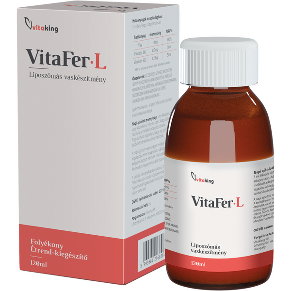Vitaking Vitafer-L er lipozomal - 120 ml