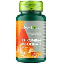 Chromium Picolinate 200mcg 30cps, Adams