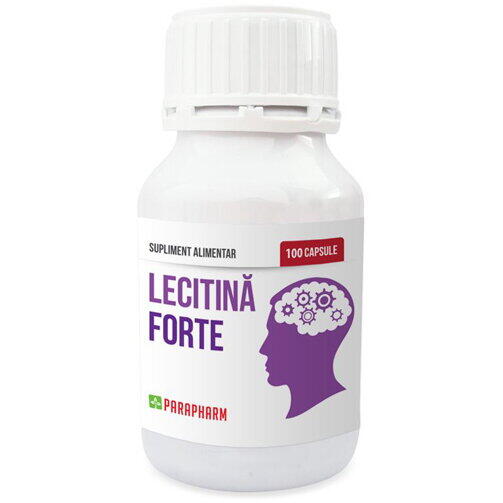 Lecitina Forte 1200, 100 capsule, Parapharm