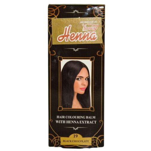 Balsam de colorare nr19 Ciocolata Neagra 75ml - Henna Sonia
