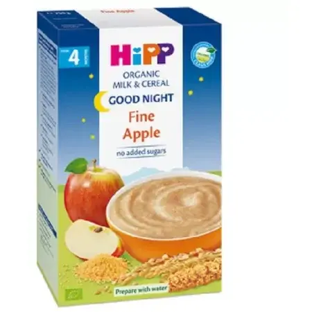 MARESI FOODBROKER Cereale cu mar Noapte Buna, +4 luni, 250 g, Hipp