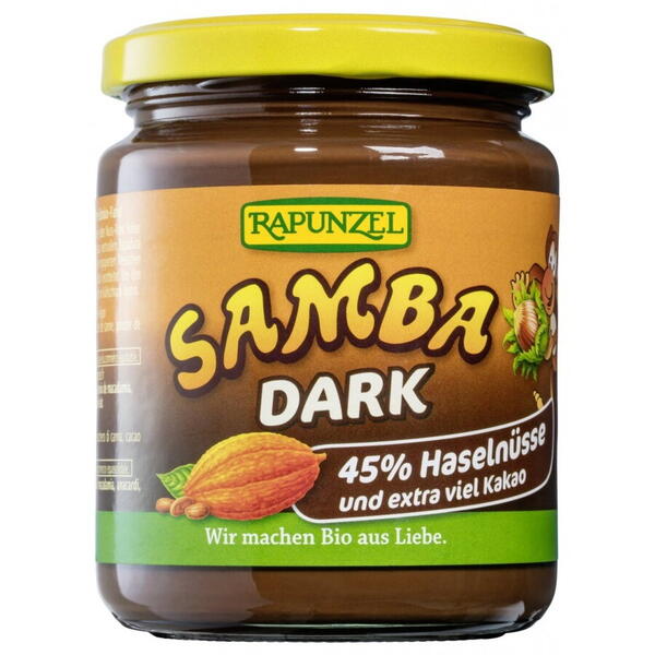 Rapunzel Crema de ciocolata Bio Samba dark 250 g