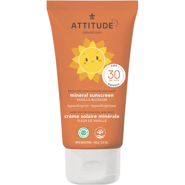 Attitude Lotiune protectie solara, SPF 30, aroma vanilie 150 g