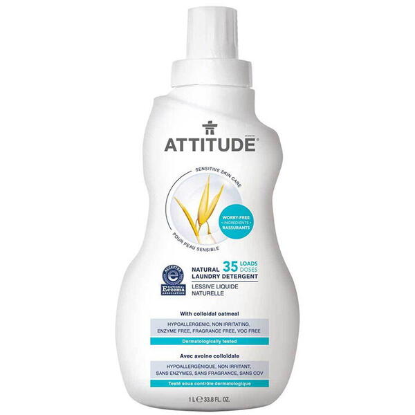 Attitude Sensitive Skin Natural Detergent lichid de rufe 1.05L