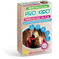 Plasturi pentru rau de miscare naturali, copii, Pro Kido, Calatoresc bine!, 12 bucati