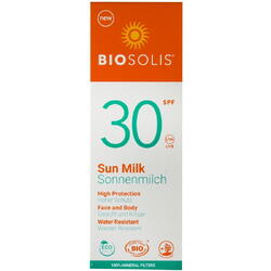 Lapte de soare cu protectie solara, SPF 30+, 100ml Biosolis