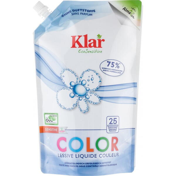 Klar Detergent lichid pentru rufe colorate ecologic 1.5 L
