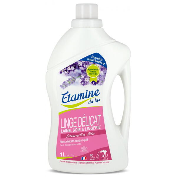Etamine du Lys Detergent BIO rufe delicate si lana, parfum lavanda Etamine 1L