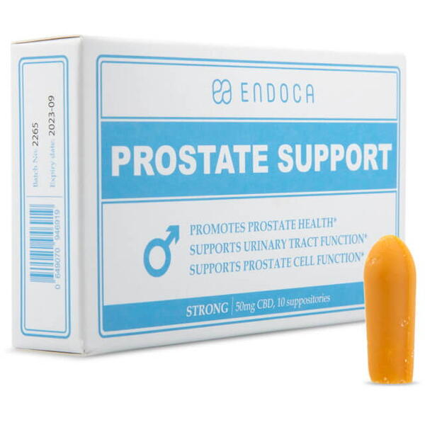 Endoca Suport pentru prostatat, supozitoare 500MG CBD