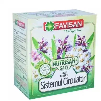 Ceai pentru Sistemul Circulator Nutrisan Salv 50g FAVISAN
