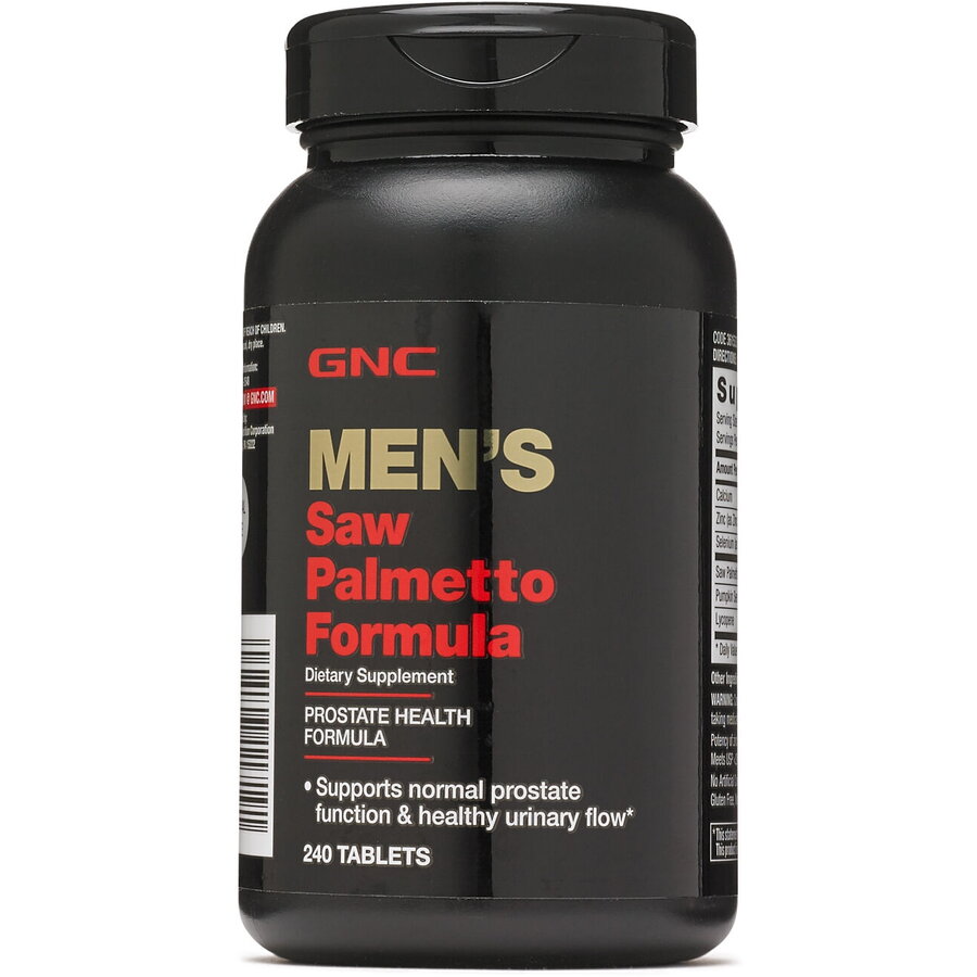 Gnc men's saw palmetto formula, extract din palmier pitic, 240 tb
