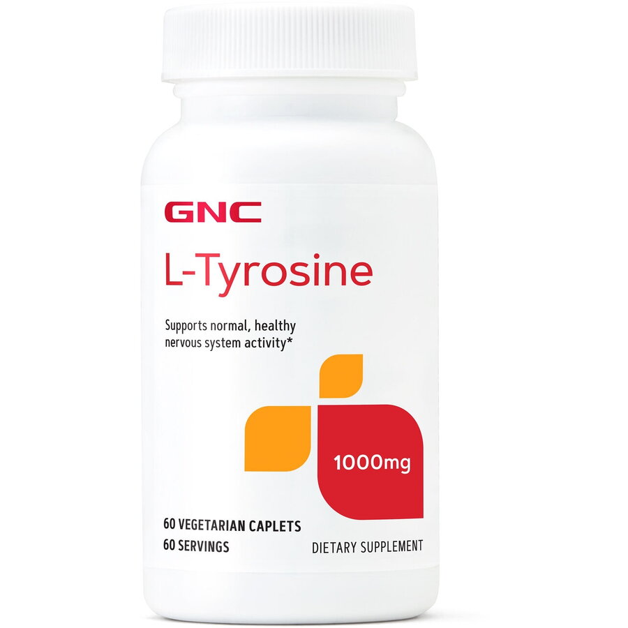 Gnc l-tyrosine 1000 mg, l-tirozina, 60 tb