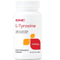 Gnc L-tyrosine 1000 Mg, L-tirozina, 60 Tb