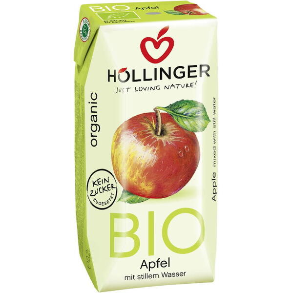 Biosens Nectar de mere fără adaos de zahar Bio 200 ml Hollinger