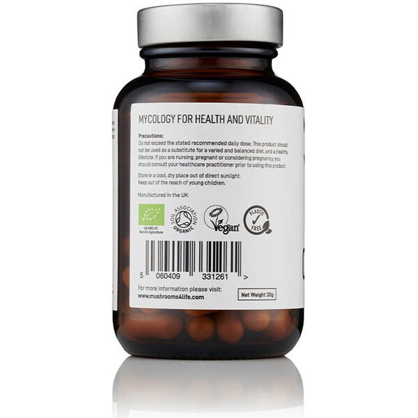 Organic Cordyceps Mushroom 1000 mg Full Spectrum (60 capsule), Mushrooms4Life