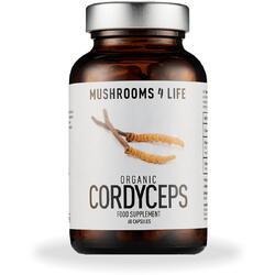 Organic Cordyceps Mushroom 1000 mg Full Spectrum (60 capsule), Mushrooms4Life