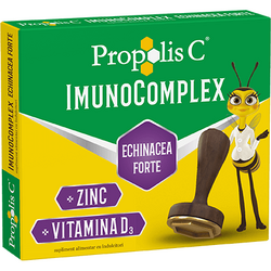 Propolis C Imunocomplex Echinacea Forte, 20 cpr. de supt