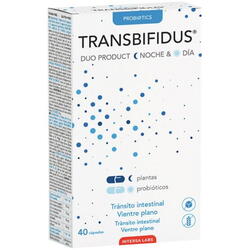 Capsule probiotice pentru trazitul intestinal, 40 capsule Transbifidus-Bisiluetlax