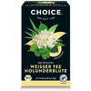 Ceai alb bio cu flori de soc, 20 pliculete a 1.8g / 36.0g Choice®