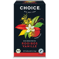 Ceai bio Rooibos si Vanilie, 20 pliculete a 1.8g / 36.0g Choice®