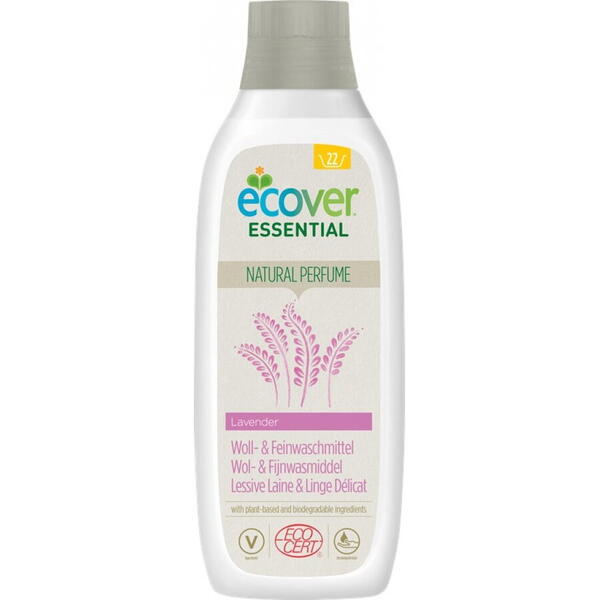 Ecover Essential Detergent lichid cu lavanda pentru lana si rufe delicate ecologic 1 l
