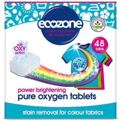 Tablete pe baza de oxigen activ pentru stralucirea hainelor, mentinerea culorii si indepartarea petelor, 48 buc