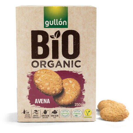 Biscuiti cu Ovaz Ecologici/Bio 250g GULLON