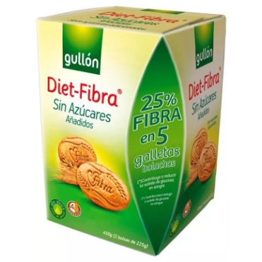 Biscuiti cu fibre fara zahar 450gr - Gullon