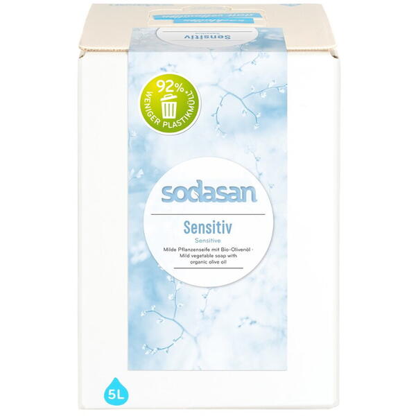 Sapun lichid pentru ingrijire naturala Sensitiv Sodasan, 5L