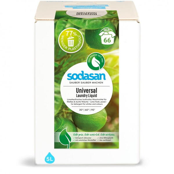 Sodasan Detergent lichid universal cu lime 5 l