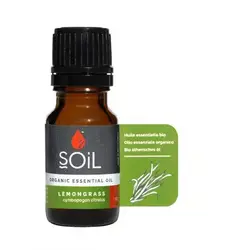 Ulei Esential Lemongrass Pur 100% Organic, 10 ml, SOiL