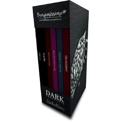 Cutie cadou Dark Selection 6x ciocolata negra, bio, 6x 70g, Benjamissimo