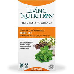 Organic Fermented SIBO GO 700 mg cu oregano, usturoi si cimbru cu efect antimicrobial, 60 capsule, Living Nutrition