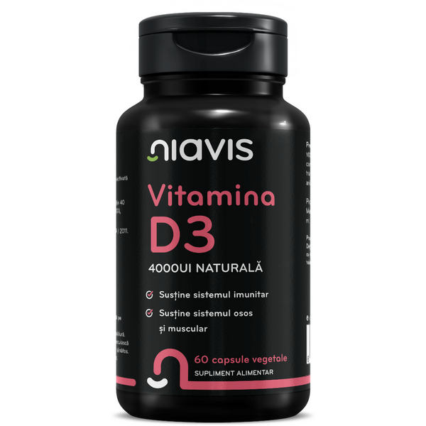 Vitamina D3 Naturala 4000ui 60cps NIAVIS
