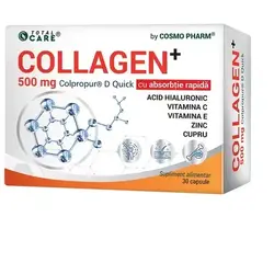 Collagen, 500 mg, 30cps+30cps blister Cosmo Pharm