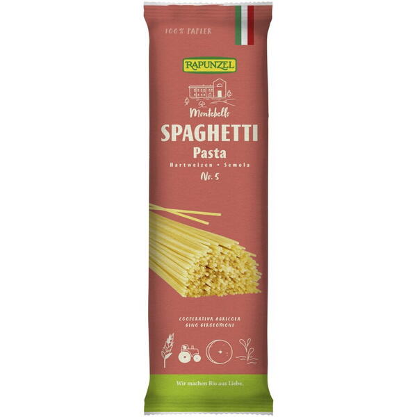 Spaghetti semola nr.5 bio Rapunzel, 500g