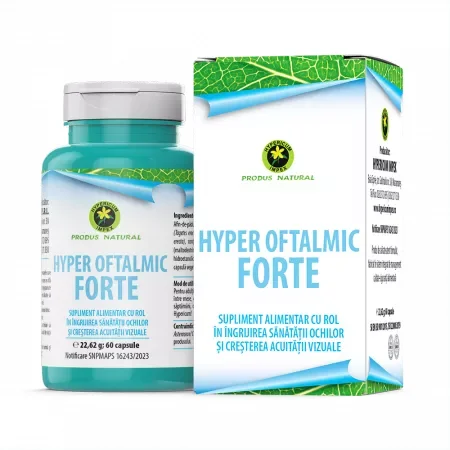 Hypericum Hyper Oftalmic Forte, 60 capsule