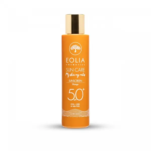 Olive Cosmetics Lotiune de Plaja cu Acid Hialuronic si Aroma de Mango SPF 50, Eolia Cosmetics, 150 ml