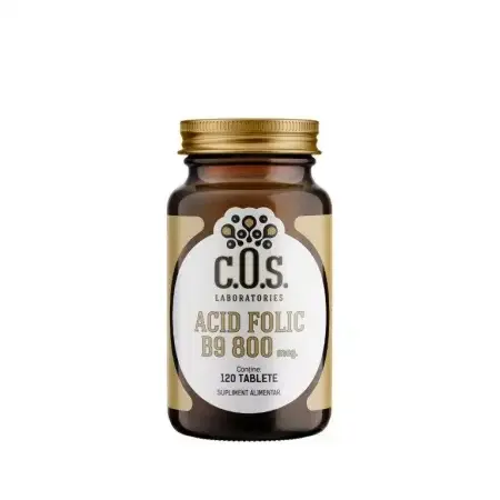 COS Laboratories Acid Folic B9 800, 120 tablete