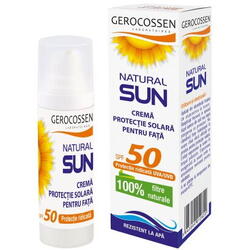 Crema protectie solara pentru fata SPF 50 Gerocossen Natural Sun 30 ml