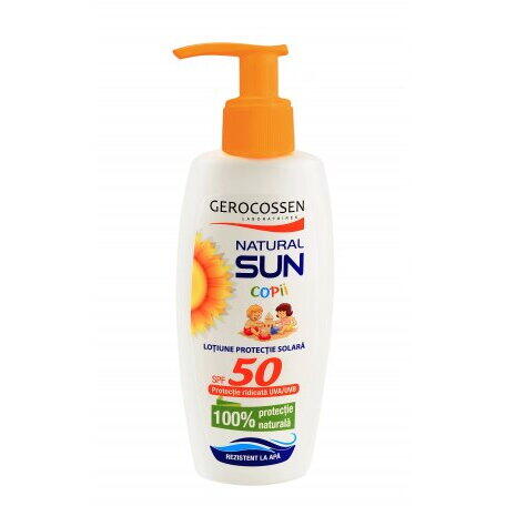 Lotiune cu protectie solara pentru copii SPF 50 Gerocossen Natural Sun 200 ml