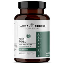 Aminoacizi vegani 20 Free Aminos, 120 capsule, Natural Doctor