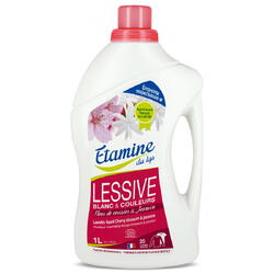 Detergent BIO rufe albe si colorate, parfum flori de cires si iasomie Etamine 1L