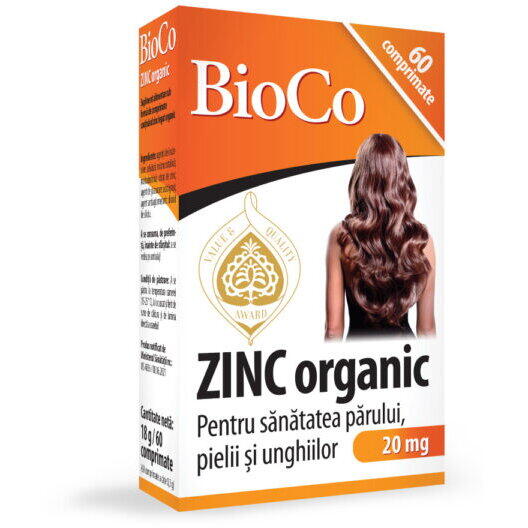 Bioco Zinc organic 20mg x 60 cpr