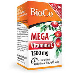BioCo Mega Vit C 1500mg retard x 100 cpf