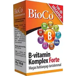 BioCo Vitamina B Complex Forte x 100 comprimate